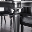 Bowery Hill Wood 84-Inch Dining Table in Black