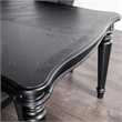 Bowery Hill Wood 84-Inch Dining Table in Black