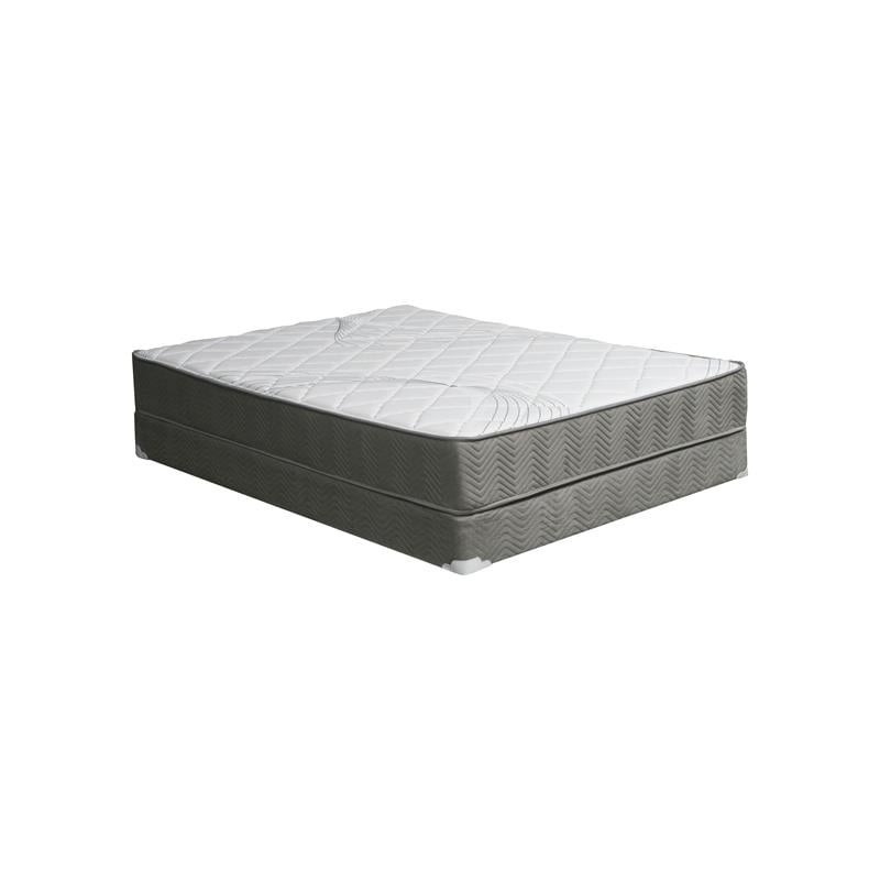 Bowery Hill Edge Queen Pocket Coil Mattress with Foam in White