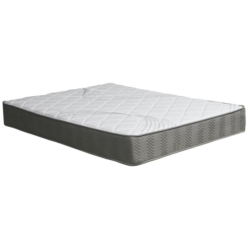 Bowery Hill Edge Queen Pocket Coil Mattress with Foam in White