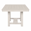 Bowery Hill Extendable Rubberwood Dining Table in Rustic White Oak