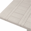 Bowery Hill Extendable Rubberwood Dining Table in Rustic White Oak