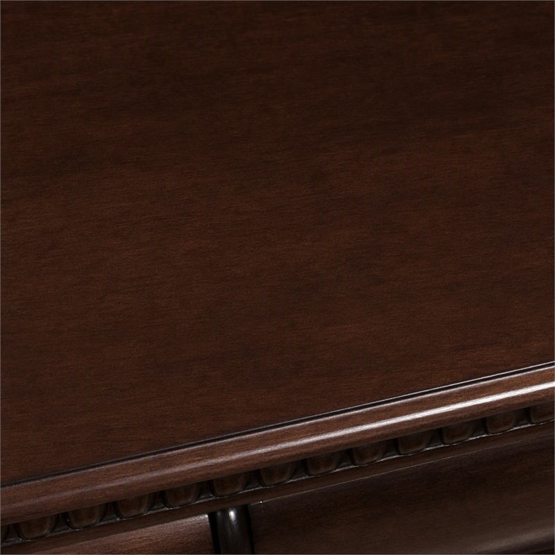 Bowery Hill Transitional 9-Drawer Dresser in Cherry Finish