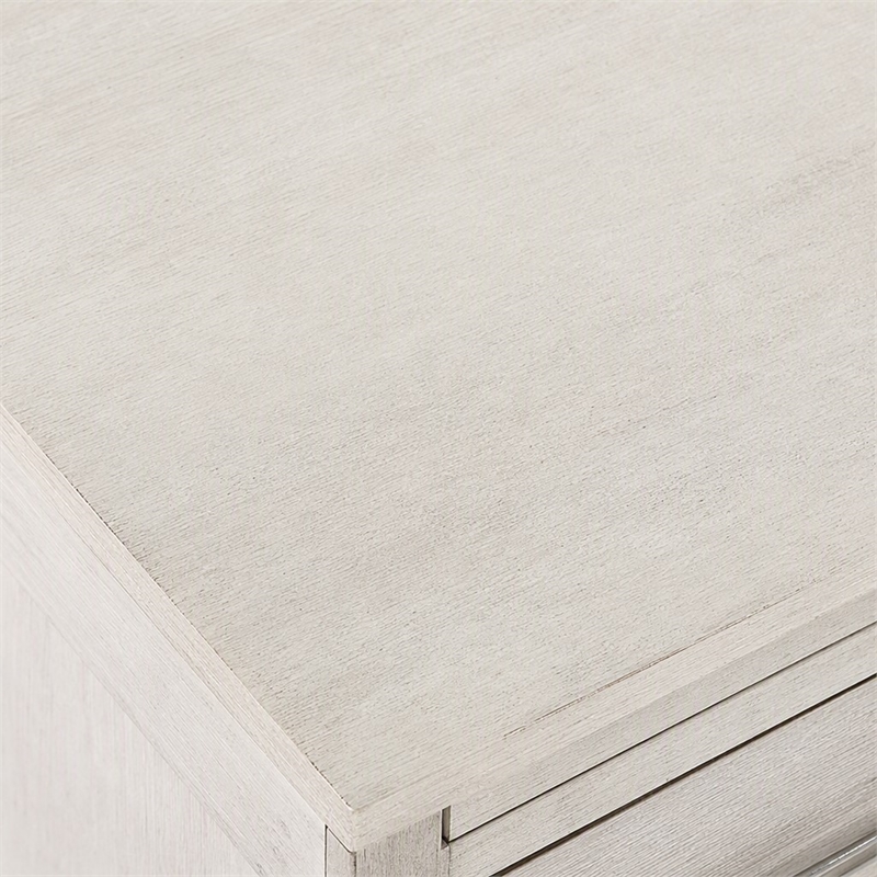 Bowery Hill 7-Drawer Wood Dresser in White Finish