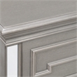 Bowery Hill Transitional California King Bed in Silver