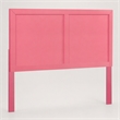 Bowery Hill Wooden Full/Queen Panel Headboard in Raspberry Pink Finish
