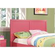 Bowery Hill Wooden Full/Queen Panel Headboard in Raspberry Pink Finish