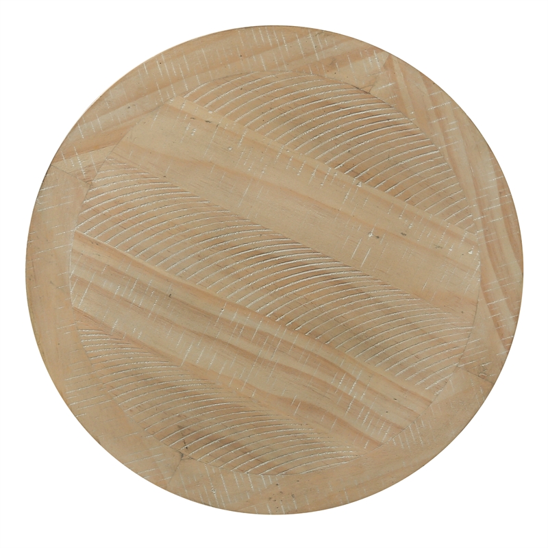 Bowery Hill Solid Wood Nesting End Tables in Natural