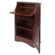 Pemberley Row Solid Wood Antique Walnut Secretary Desk Rectangular 38.58
