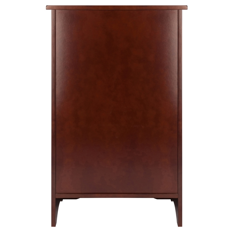 Pemberley Row Solid Wood Antique Walnut Secretary Desk Rectangular 38.58