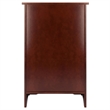 Pemberley Row Solid Wood Antique Walnut Secretary Desk Rectangular 38.58