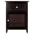 Pemberley Row Solid Wood Espresso Nightstand Rectangular 25