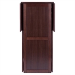 Pemberley Row Solid Wood Antique Walnut Home Bar Rectangular Expandable 50