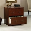 Pemberly Row 2Drawers Lateral Cherry Wood Filing Cabinet Easy Assembly