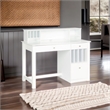 Pemberley Row MDF Engineered Wood and Solid Wood White Desk Rectangular Hutch 48