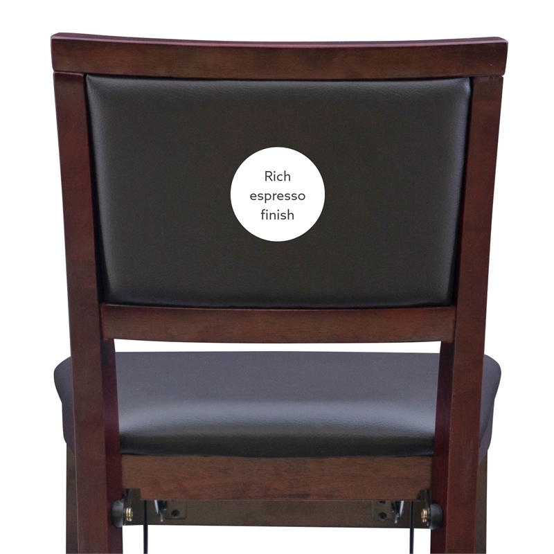 Pemberley Row Wood Merlot Bar Stool Square Footrest Pre-Assembled 37