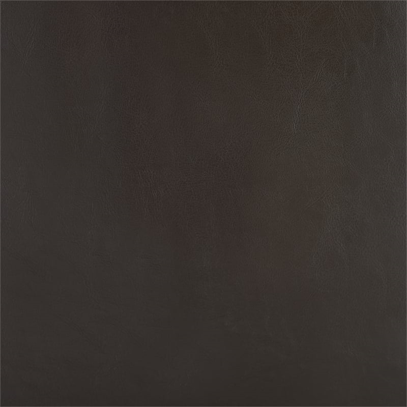 Pemberley Row Faux Leather Brown Club Chair Barrel Stain Resistant 33
