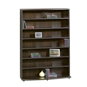 Pemberley Row Wood Cinnamon Cherry Multimedia Storage Rack Rectangular 46&quot Unassembled