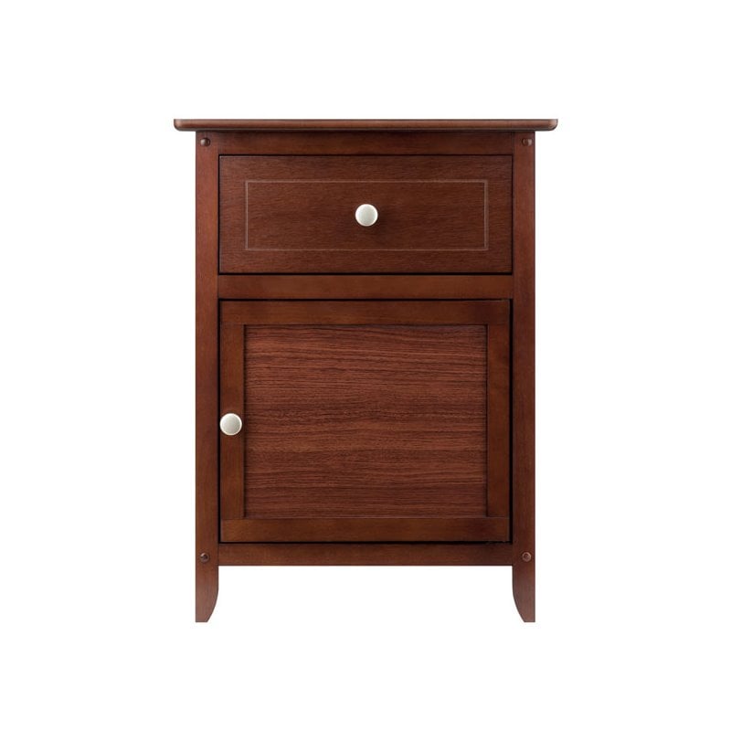 Pemberley Row Solid Wood Walnut Nightstand Rectangular 25