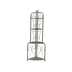 Pemberley Row Iron Black Bakers Rack Folding Rectangular 54&quotH Unassembled