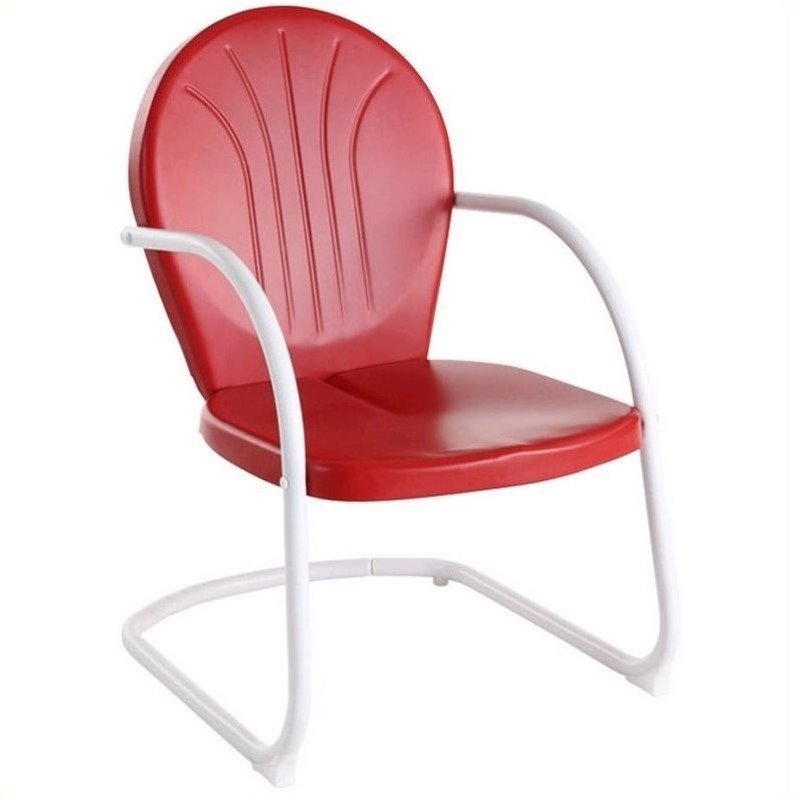 Pemberley Row Steel Red Chair UV Resistant 34.5