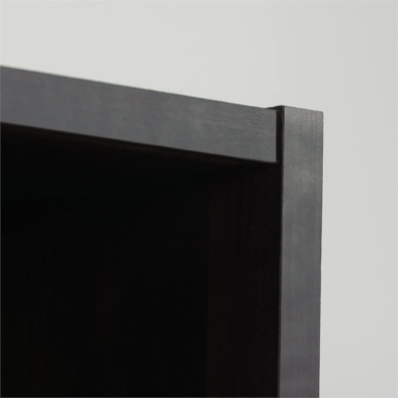 Pemberly Row 5-Shelf Bookcase in Cinnamon Cherry