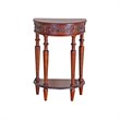 Pemberley Row Hardwood Walnut Console Table Oval 30