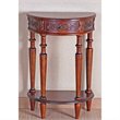 Pemberley Row Hardwood Walnut Console Table Oval 30
