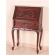 Pemberly Row Small Secretary Desk in Dual Walnut