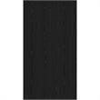Pemberley Row Engineered Wood Black Nightstand Rectangular 19.49