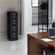 Pemberley Row Metal Black Filing Cabinet Vertical 52