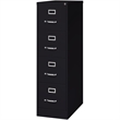 Pemberley Row Metal Black Vertical Filing Cabinet Lockable 4 Drawer 26.5