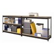 Pemberley Row Steel Black 5-Shelf Storage Unit Rectangular Heavy-Duty 72