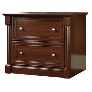 Pemberly Row 2Drawers Lateral Cherry Wood Filing Cabinet Easy Assembly