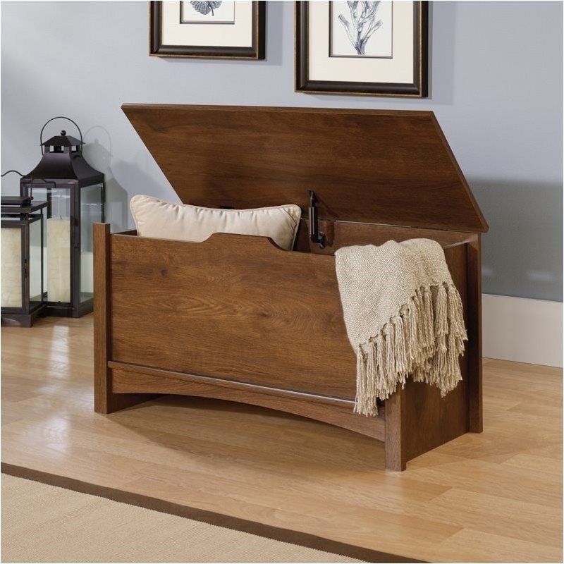 Pemberley Row Engineered Wood Oiled Oak Storage Chest Rectangular 35.25