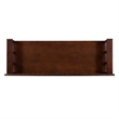 Pemberley Row Rubberwood Walnut Brown Storage Bench Rectangular Flip Top 50
