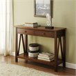 Pemberley Row Pine Antique Tobacco Console Table Rectangular 42