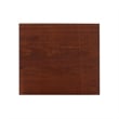 Pemberly Row Solid Ellotis Pine Wood End Table in Antique Tobacco Brown