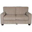 Pemberley Row Fabric Flagstone Beige Loveseat Rectangular 61