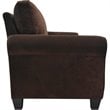 Pemberley Row Fabric Rye Brown Sofa Rectangular Compact 73