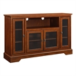 Pemberley Row MDF Wood Rustic Brown TV Stand Rectangular Adjustable Shelving 52
