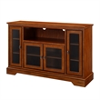 Pemberley Row MDF Wood Rustic Brown TV Stand Rectangular Adjustable Shelving 52