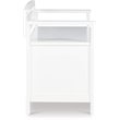 Pemberley Row White Storage Bench Rectangular Flip-Top Lid 46