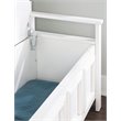 Pemberley Row White Storage Bench Rectangular Flip-Top Lid 46