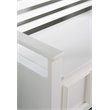 Pemberley Row White Storage Bench Rectangular Flip-Top Lid 46