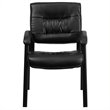 Pemberley Row Leather Black Chair Rectangular Comfortable 36