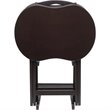 Pemberley Row Solid Wood Espresso TV Table Set Rectangular 25.83
