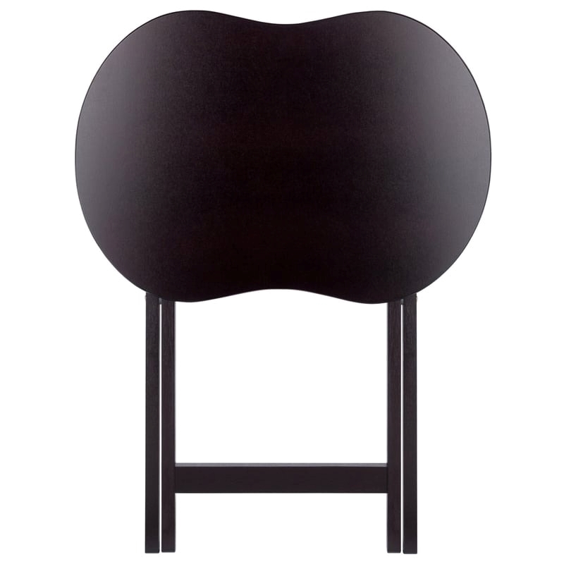 Pemberley Row Solid Wood Espresso TV Table Set Rectangular 25.83