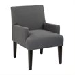 Pemberly Row Guest Chair in Charcoal