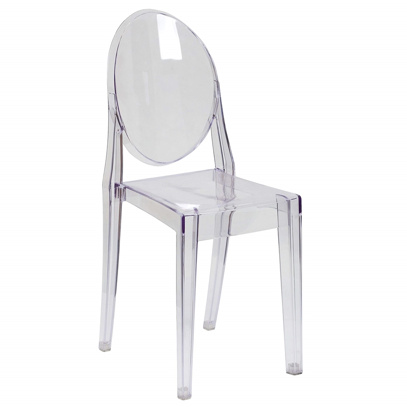 Pemberly Row Dining Chair in Transparent Crystal